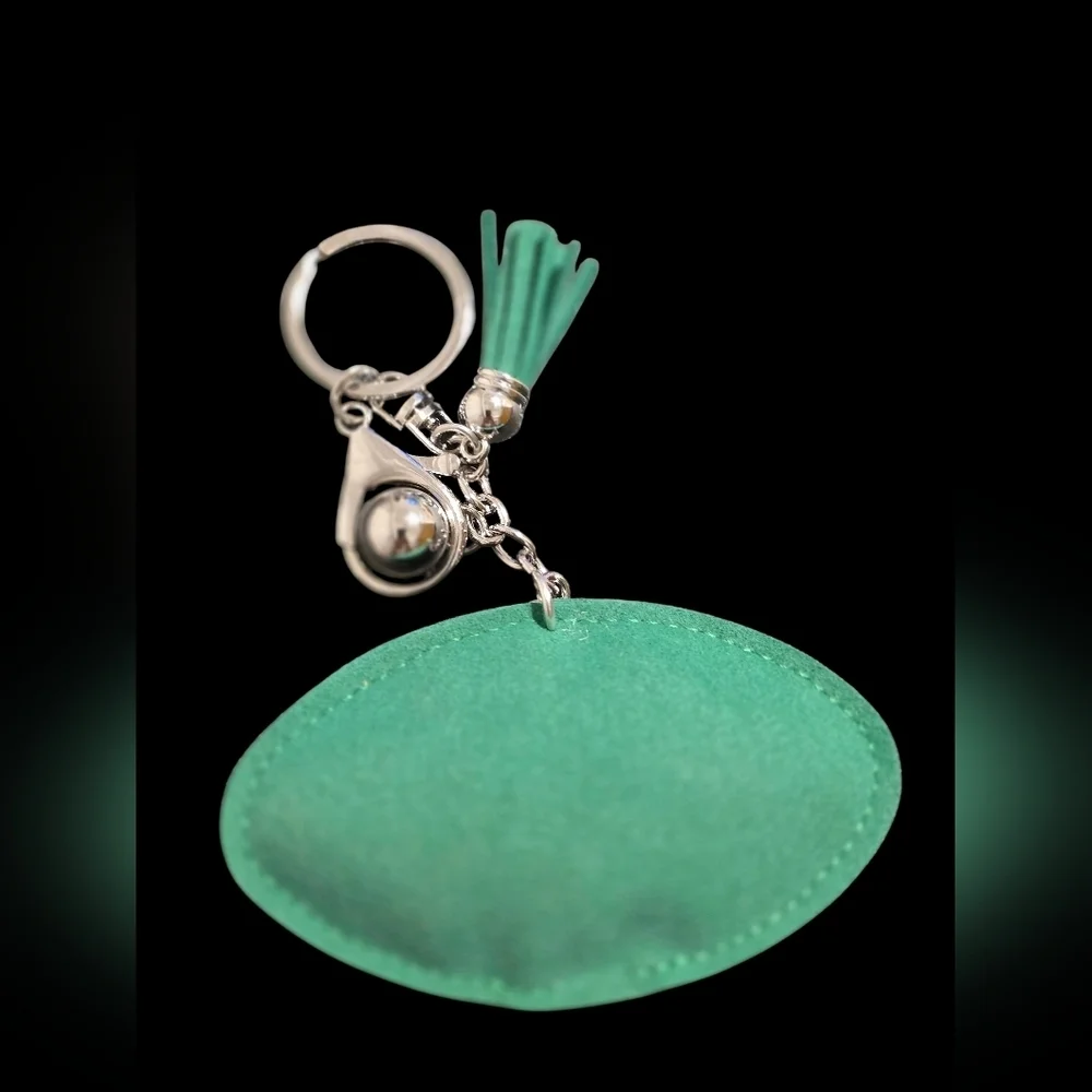 New York Jets Rhinestone Bsg Charm Keychain